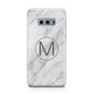 Marble Personalised Initial Samsung Galaxy S10E Case