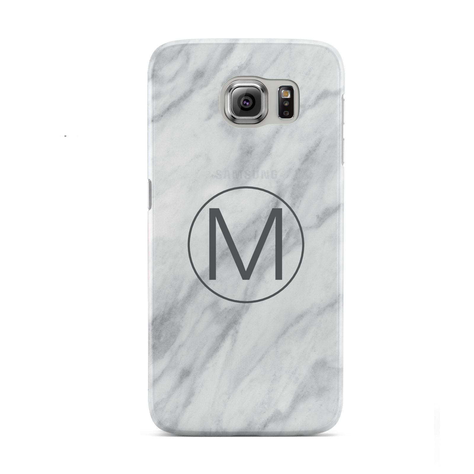 Marble Personalised Initial Samsung Galaxy S6 Case