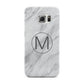 Marble Personalised Initial Samsung Galaxy S6 Edge Case