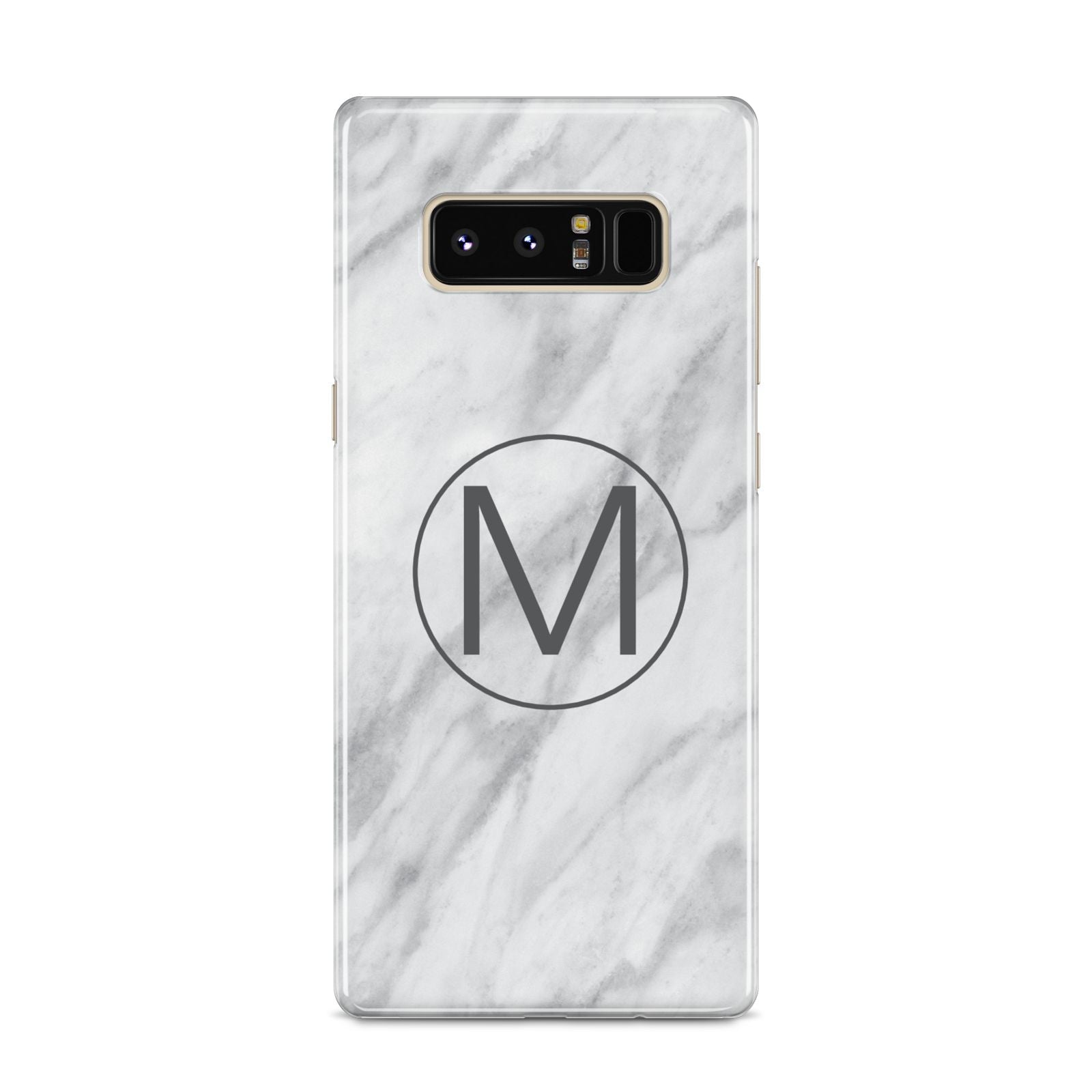 Marble Personalised Initial Samsung Galaxy S8 Case