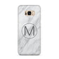 Marble Personalised Initial Samsung Galaxy S8 Plus Case