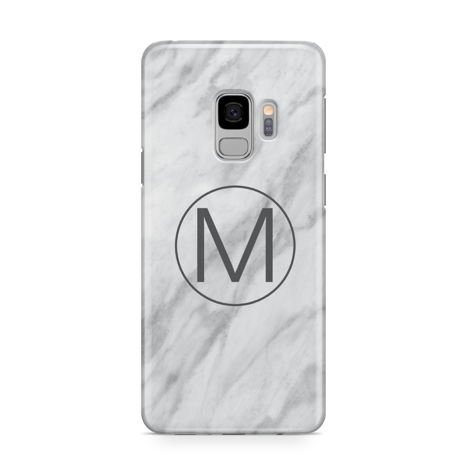 Marble Personalised Initial Samsung Galaxy S9 Case
