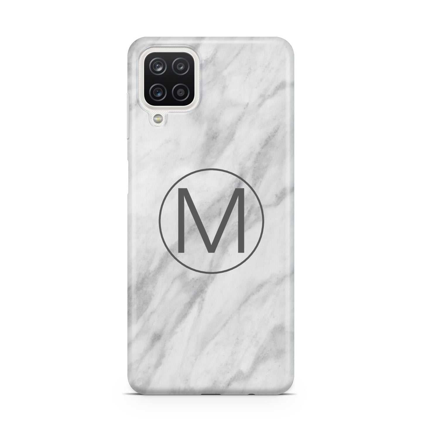 Marble Personalised Initial Samsung M12 Case