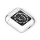 Marble Personalised Initials AirPods Case Laid Flat