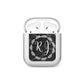 Marble Personalised Initials AirPods Case