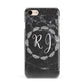 Marble Personalised Initials Apple iPhone 7 8 3D Snap Case