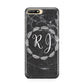 Marble Personalised Initials Huawei Y6 2018