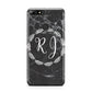 Marble Personalised Initials Huawei Y7 2018