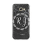 Marble Personalised Initials Samsung Galaxy A5 2017 Case on gold phone