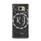 Marble Personalised Initials Samsung Galaxy A7 2016 Case on gold phone