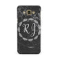 Marble Personalised Initials Samsung Galaxy A8 Case