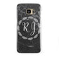 Marble Personalised Initials Samsung Galaxy S7 Edge Case