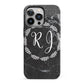 Marble Personalised Initials iPhone 13 Pro Full Wrap 3D Tough Case