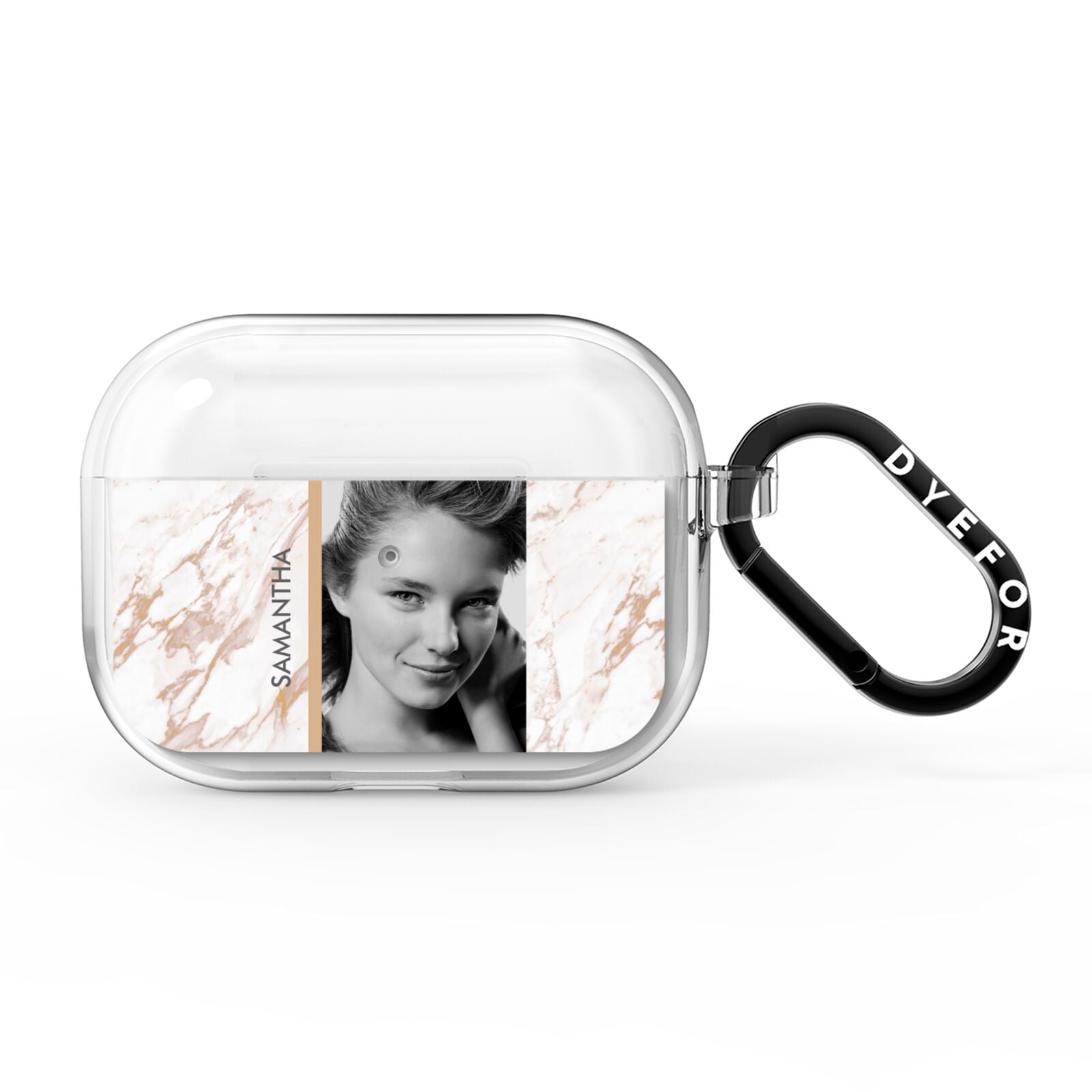 Marble Photo AirPods Pro Clear Case
