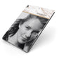 Marble Photo Apple iPad Case on Grey iPad Side View
