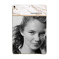 Marble Photo Apple iPad Gold Case