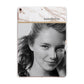 Marble Photo Apple iPad Rose Gold Case