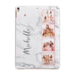 Marble Photo Strip Personalised Apple iPad Rose Gold Case