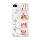 Marble Photo Strip Personalised Apple iPhone 4s Case