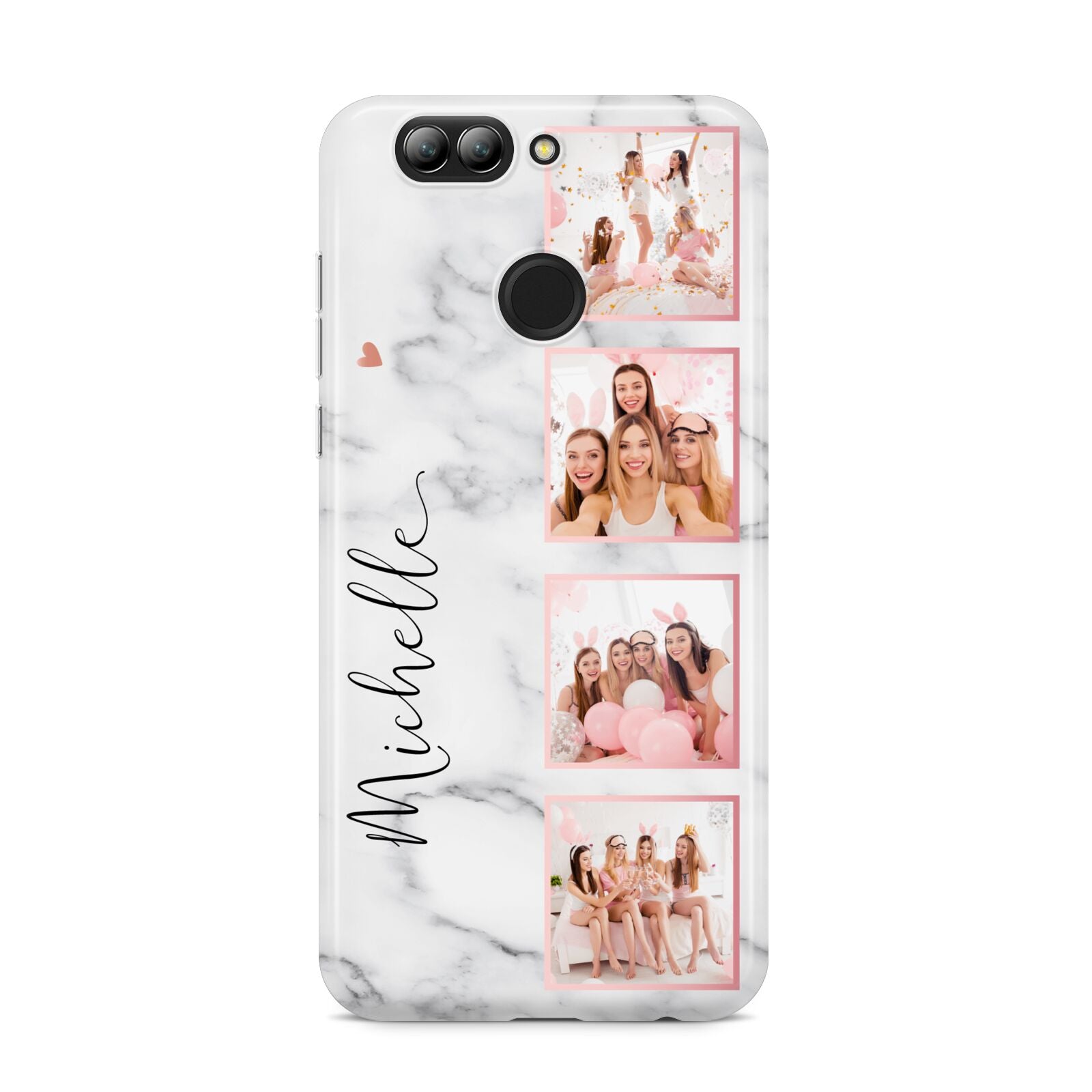 Marble Photo Strip Personalised Huawei Nova 2s Phone Case