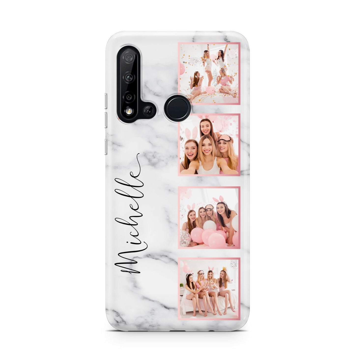 Marble Photo Strip Personalised Huawei P20 Lite 5G Phone Case