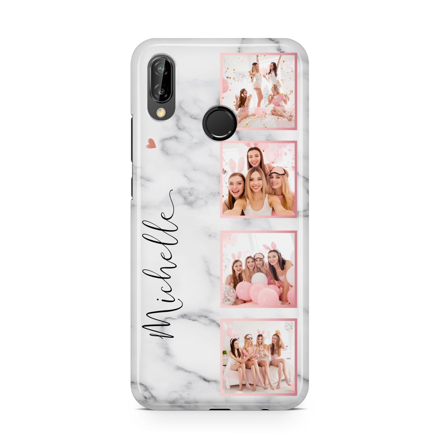 Marble Photo Strip Personalised Huawei P20 Lite Phone Case