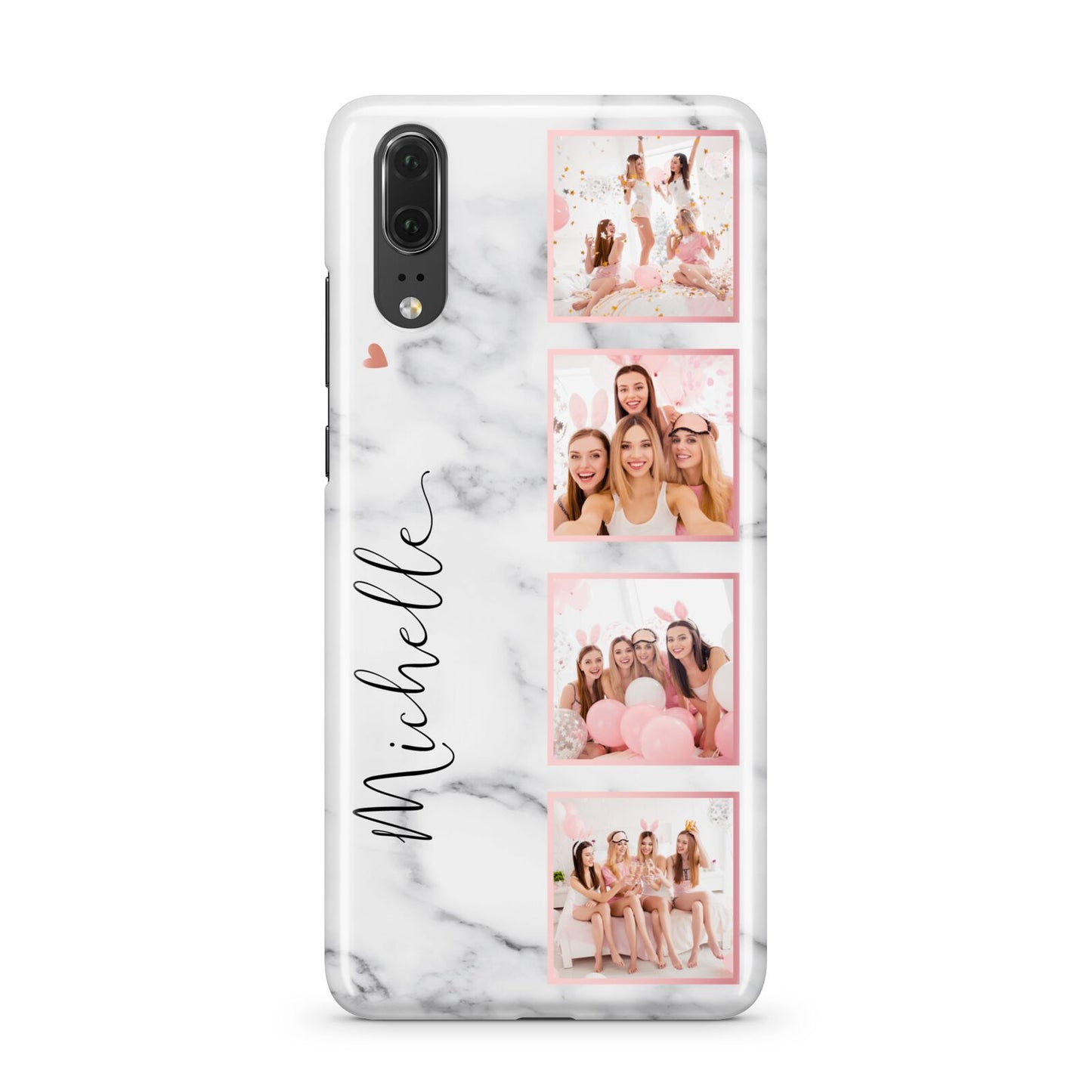 Marble Photo Strip Personalised Huawei P20 Phone Case