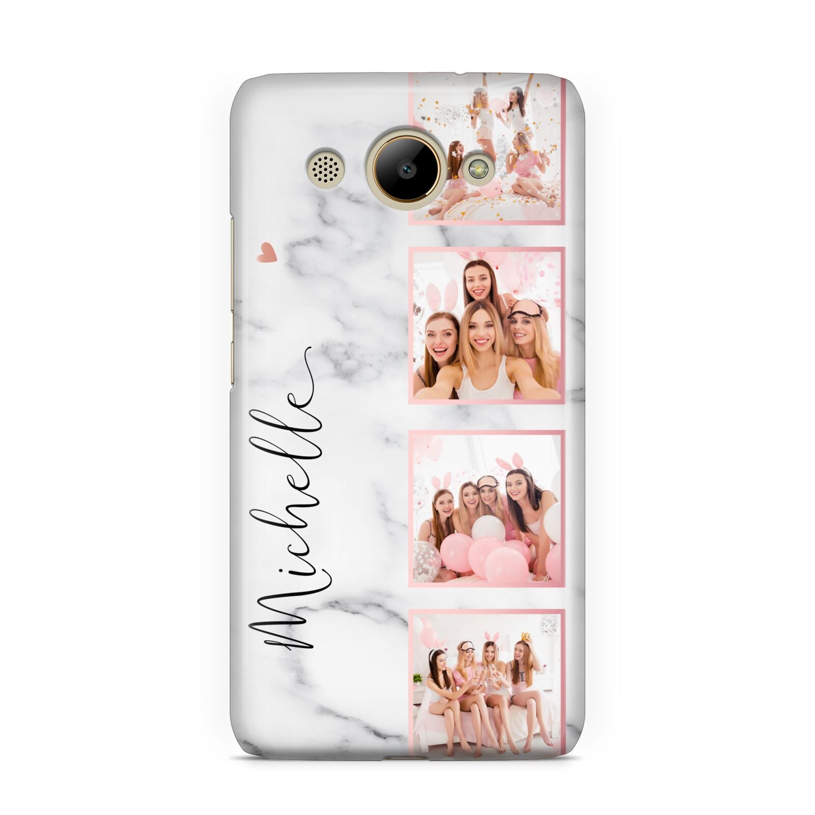 Marble Photo Strip Personalised Huawei Y3 2017