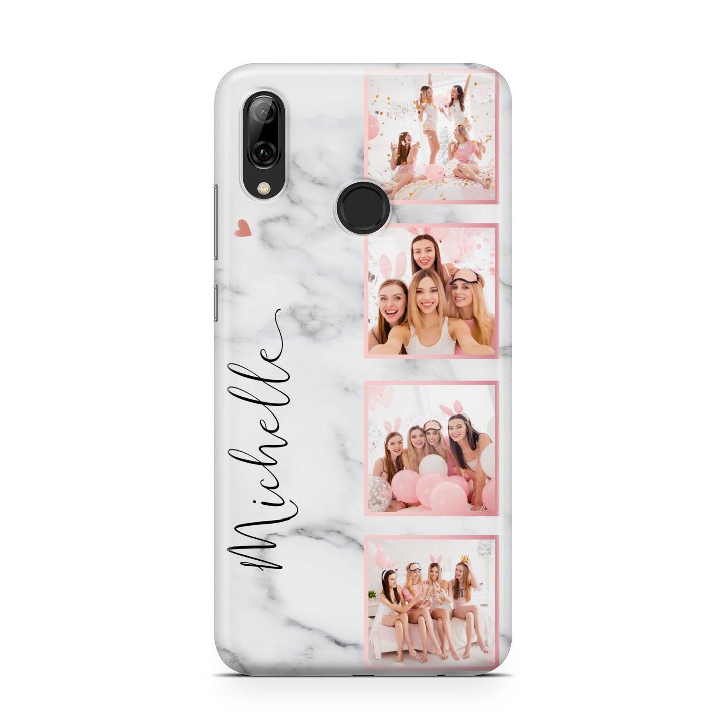 Marble Photo Strip Personalised Huawei Y7 2019