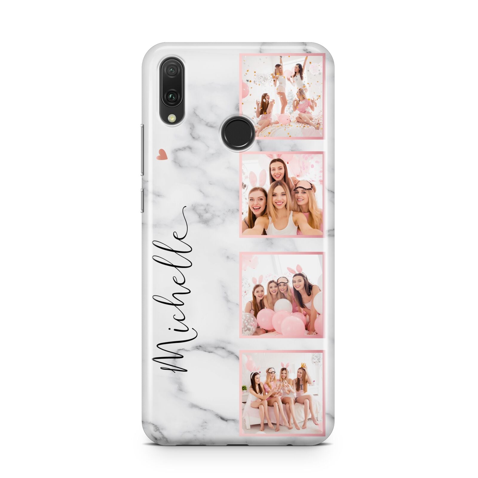 Marble Photo Strip Personalised Huawei Y9 2019