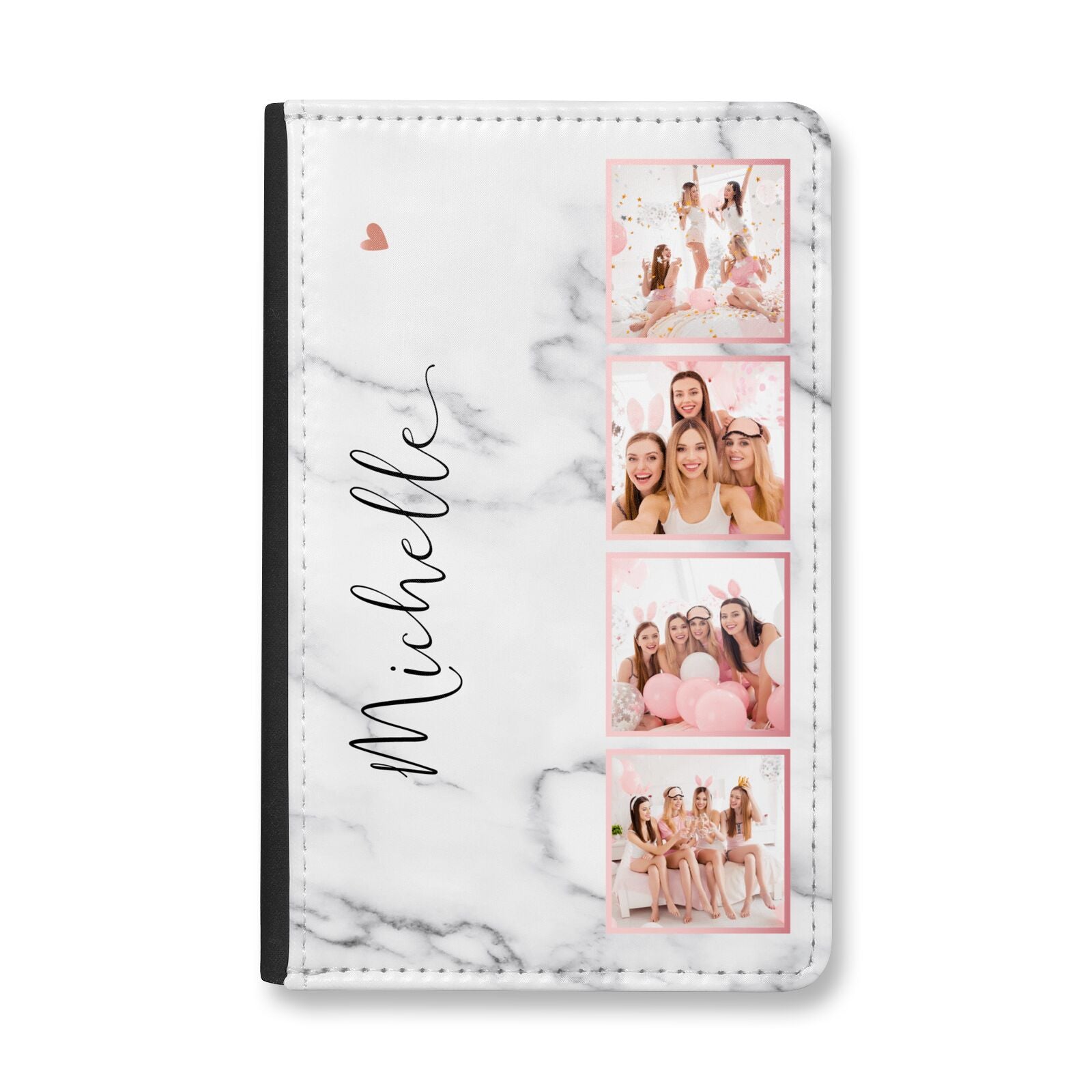 Marble Photo Strip Personalised Passport Holder Dyefor