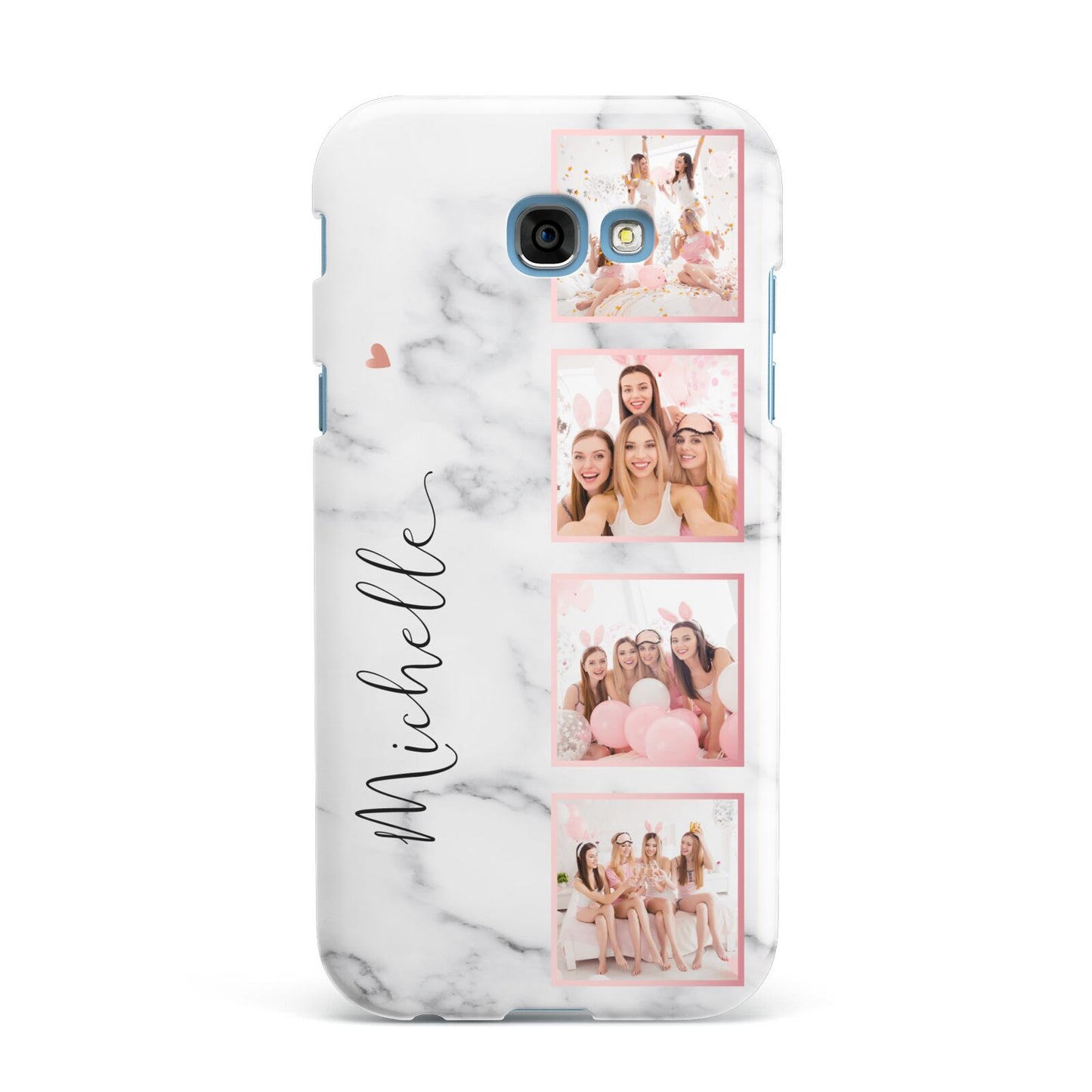 Marble Photo Strip Personalised Samsung Galaxy A7 2017 Case