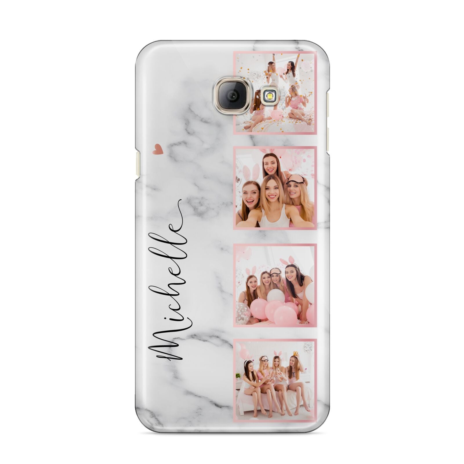 Marble Photo Strip Personalised Samsung Galaxy A8 2016 Case