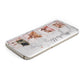 Marble Photo Strip Personalised Samsung Galaxy Case Top Cutout