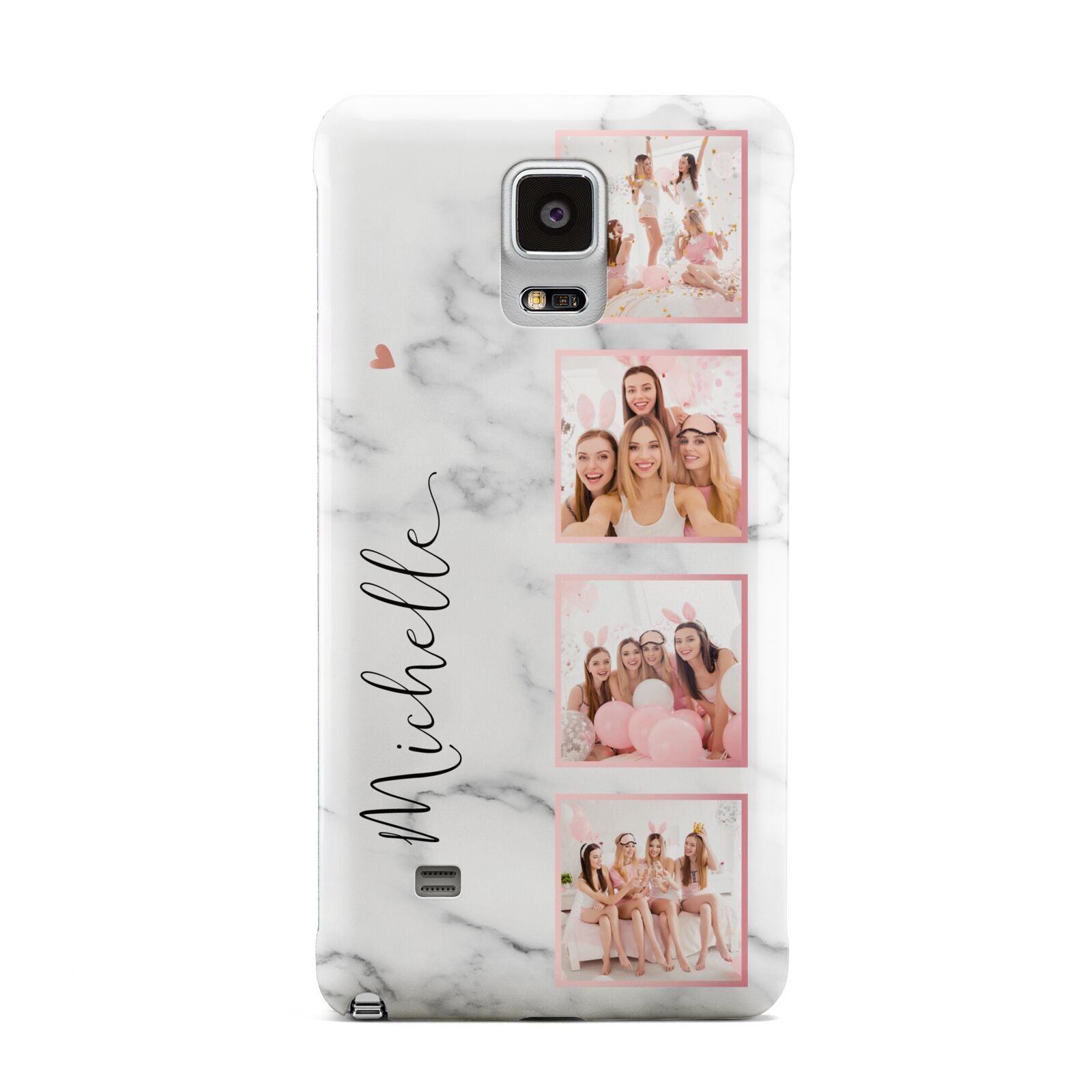 Marble Photo Strip Personalised Samsung Galaxy Note 4 Case