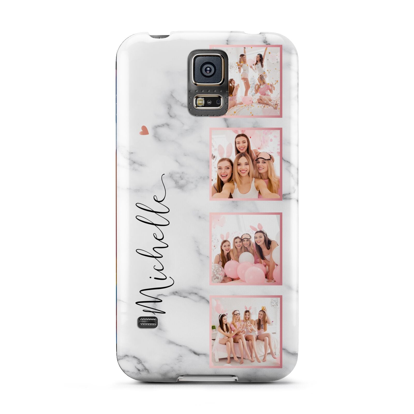 Marble Photo Strip Personalised Samsung Galaxy S5 Case
