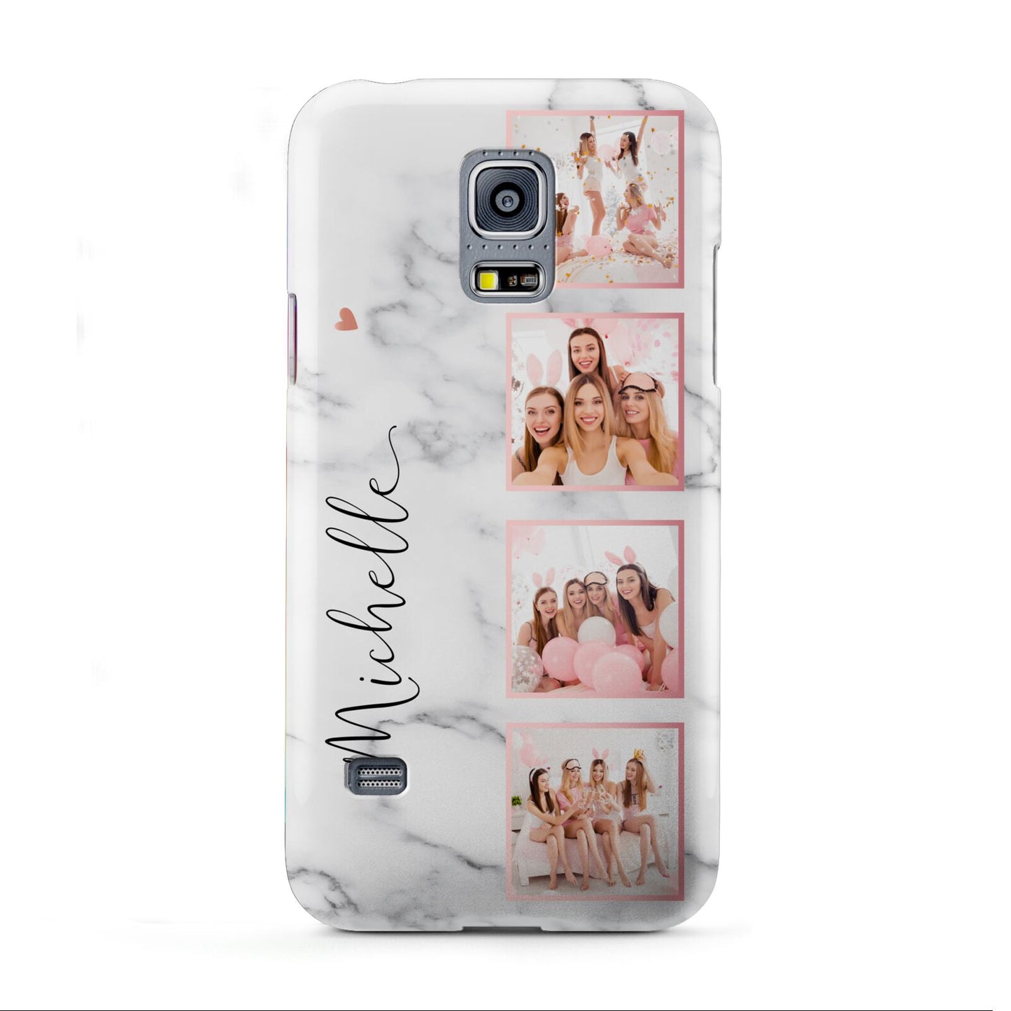 Marble Photo Strip Personalised Samsung Galaxy S5 Mini Case