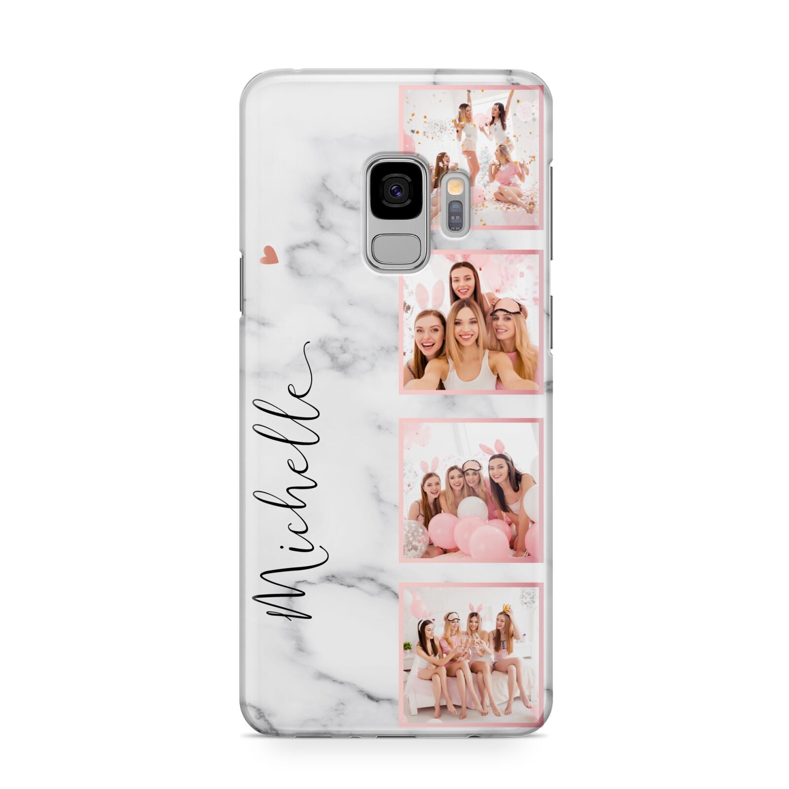 Marble Photo Strip Personalised Samsung Galaxy S9 Case