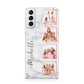 Marble Photo Strip Personalised Samsung S21 Plus Case