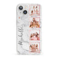 Marble Photo Strip Personalised iPhone 13 Clear Bumper Case