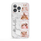 Marble Photo Strip Personalised iPhone 13 Pro Clear Bumper Case