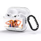 Marble Photo Upload with Text AirPods Pro Glitter Case Side Image