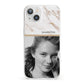 Marble Photo iPhone 13 Clear Bumper Case