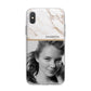 Marble Photo iPhone X Bumper Case on Silver iPhone Alternative Image 1