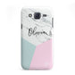 Marble Pink Geometric Personalised Samsung Galaxy J5 Case