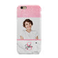 Marble Pink Glitter Photo Custom Apple iPhone 6 3D Tough Case