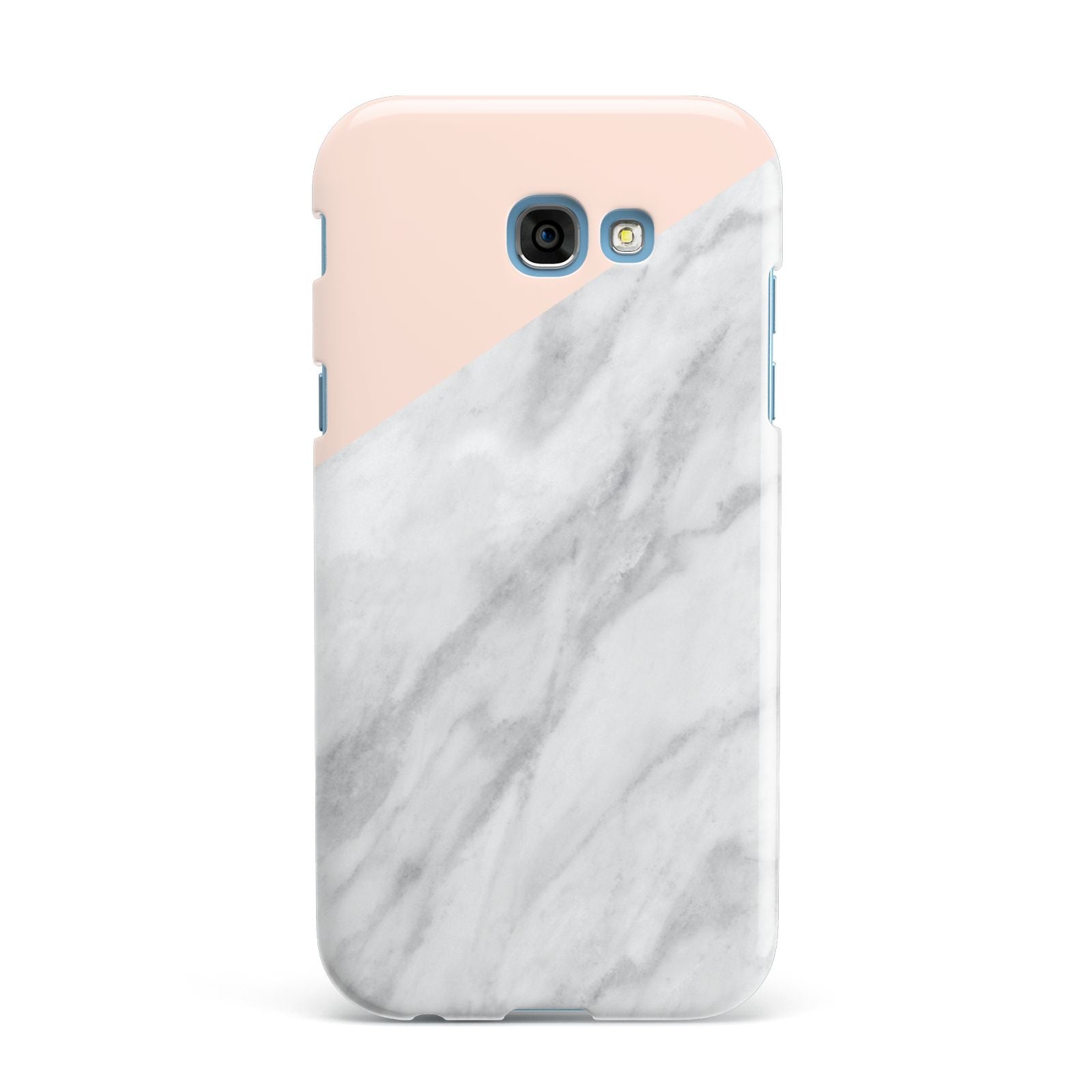 Marble Pink White Grey Samsung Galaxy A7 2017 Case