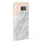 Marble Pink White Grey Samsung Galaxy Case Fourty Five Degrees