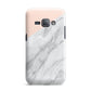 Marble Pink White Grey Samsung Galaxy J1 2016 Case