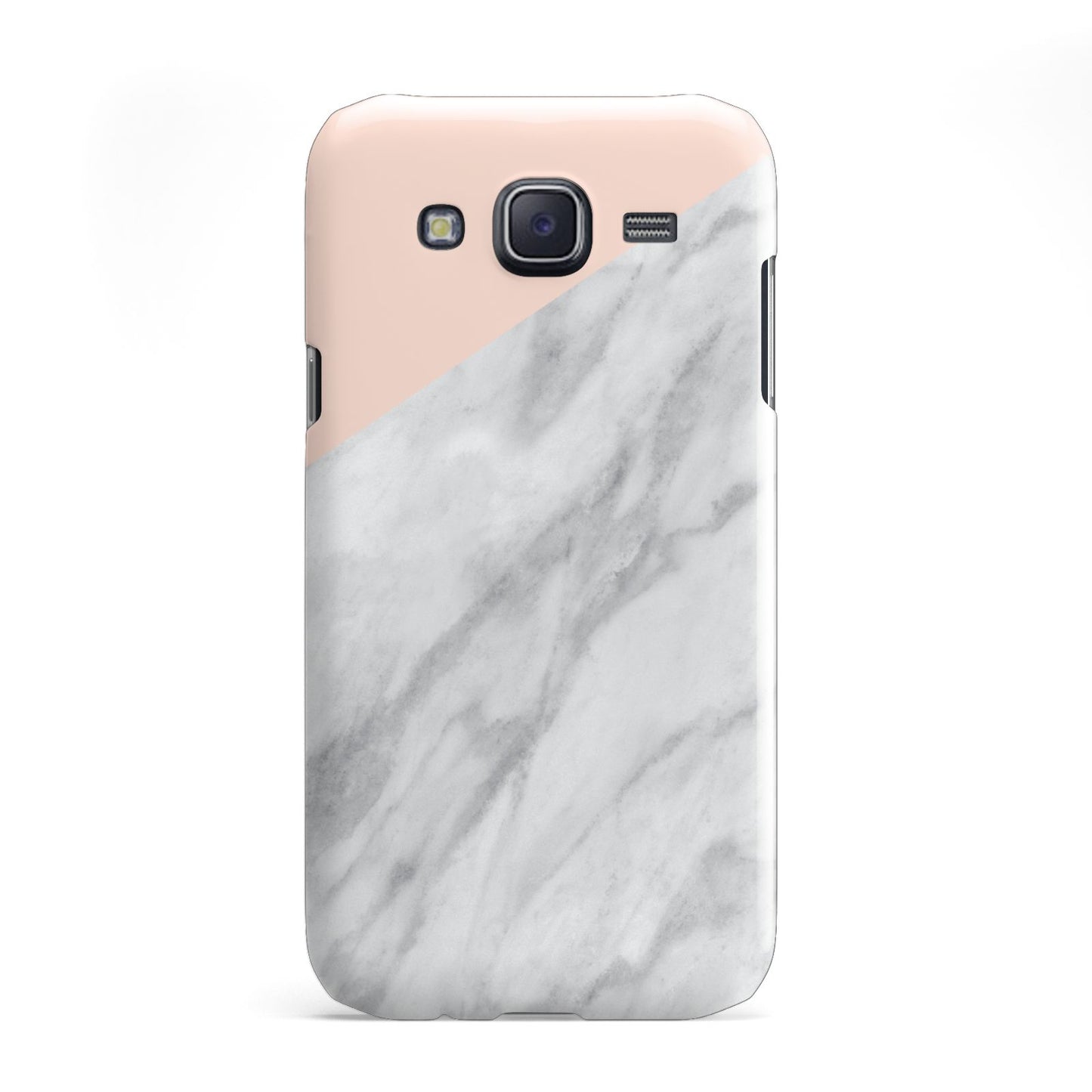 Marble Pink White Grey Samsung Galaxy J5 Case